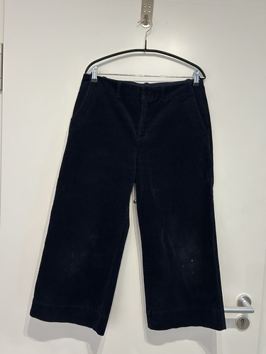 Culotte damen cord dunkelblau - culotte,